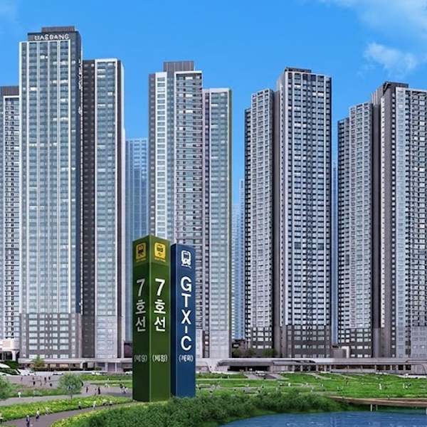 단지 바로 앞 7호선 옥정중앙역(가칭,예정) 초역세권 입지 프리미엄